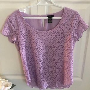 Gorgeous lace double lined TALULA dressy top💕like new condition and size medium